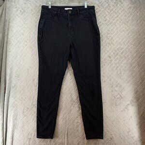 So Denim Jeans Women 32 Black High Rise Curvy Jegging Skinny Stretch Goth Grunge